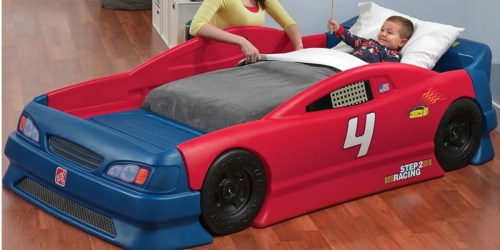 Step2 Stock Car Convertible Toddler to Twin Bed Just $149.99 on Walmart.online (Regularly $400)