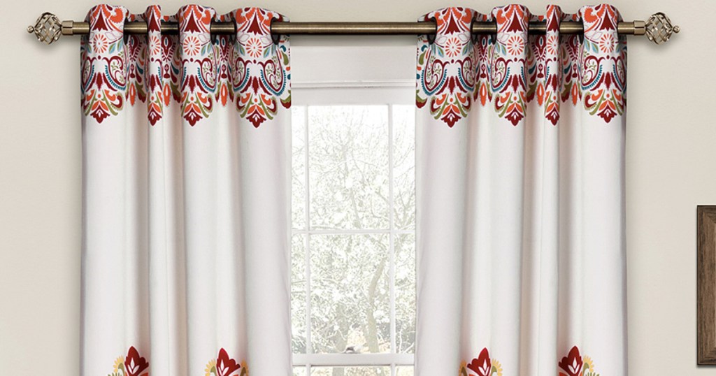 tangerine clara room darkening curtain panels zulily