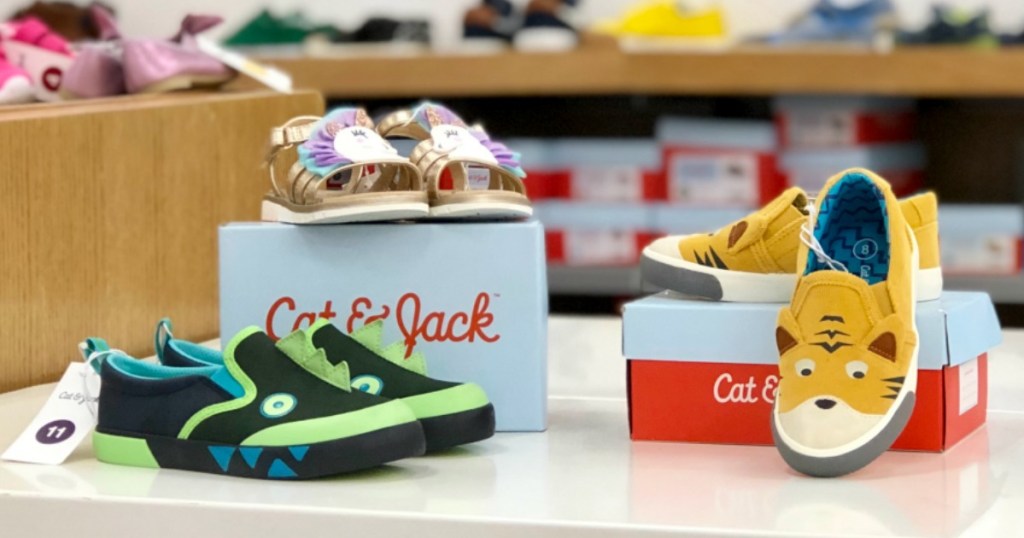 Cat & Jack Kid's Shoes on display at Target