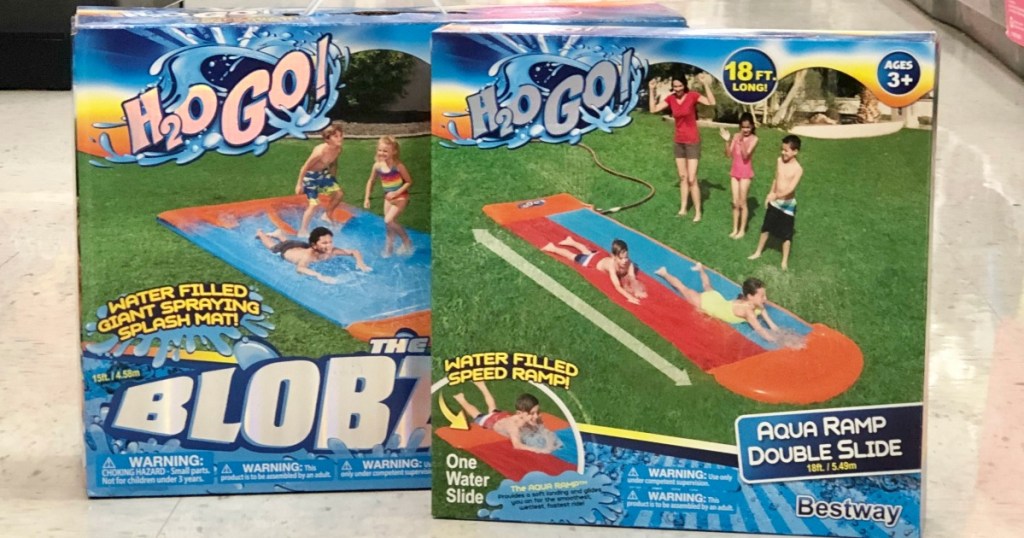 Water Slides displayed at Target