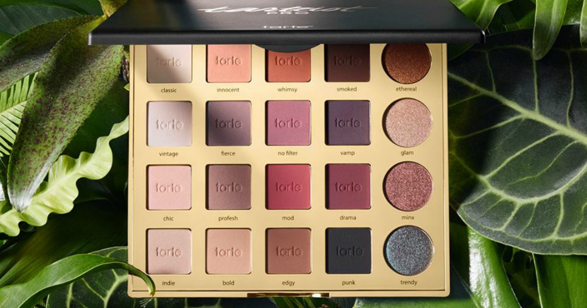 Tarteist Pro Palette on leaves