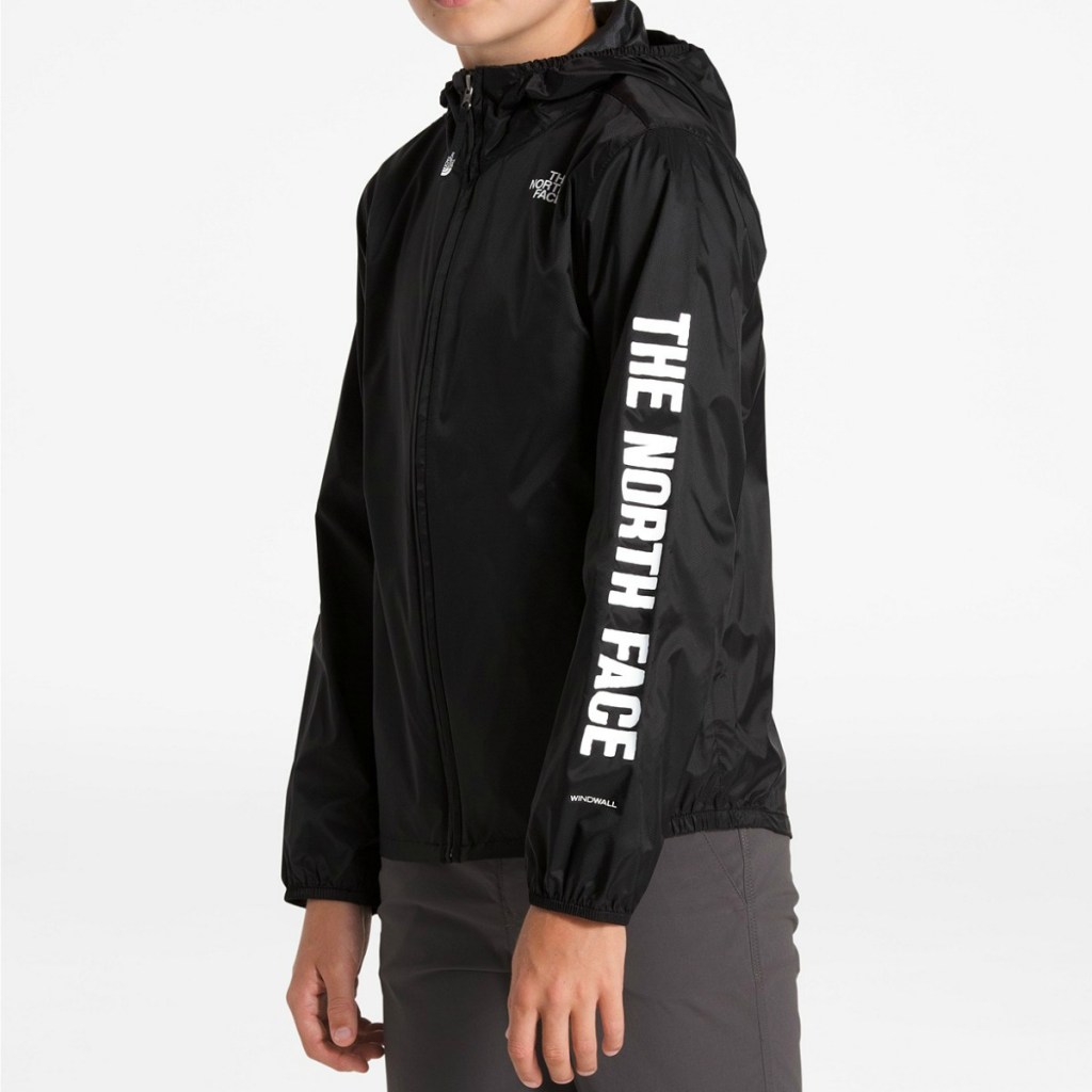 boy wearing The North Face Flurry Jacket