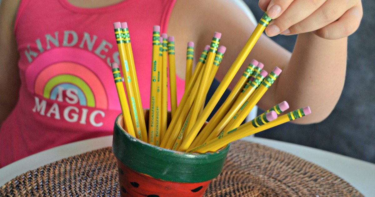 jar of ticonderoga pencils