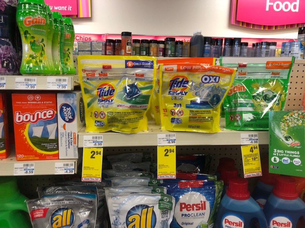 Tide Simply on shelf at CVS