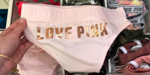 Extra 30% Off Victoria’s Secret PINK Clearance | $2 Panties, $4.89 Shirts, & More