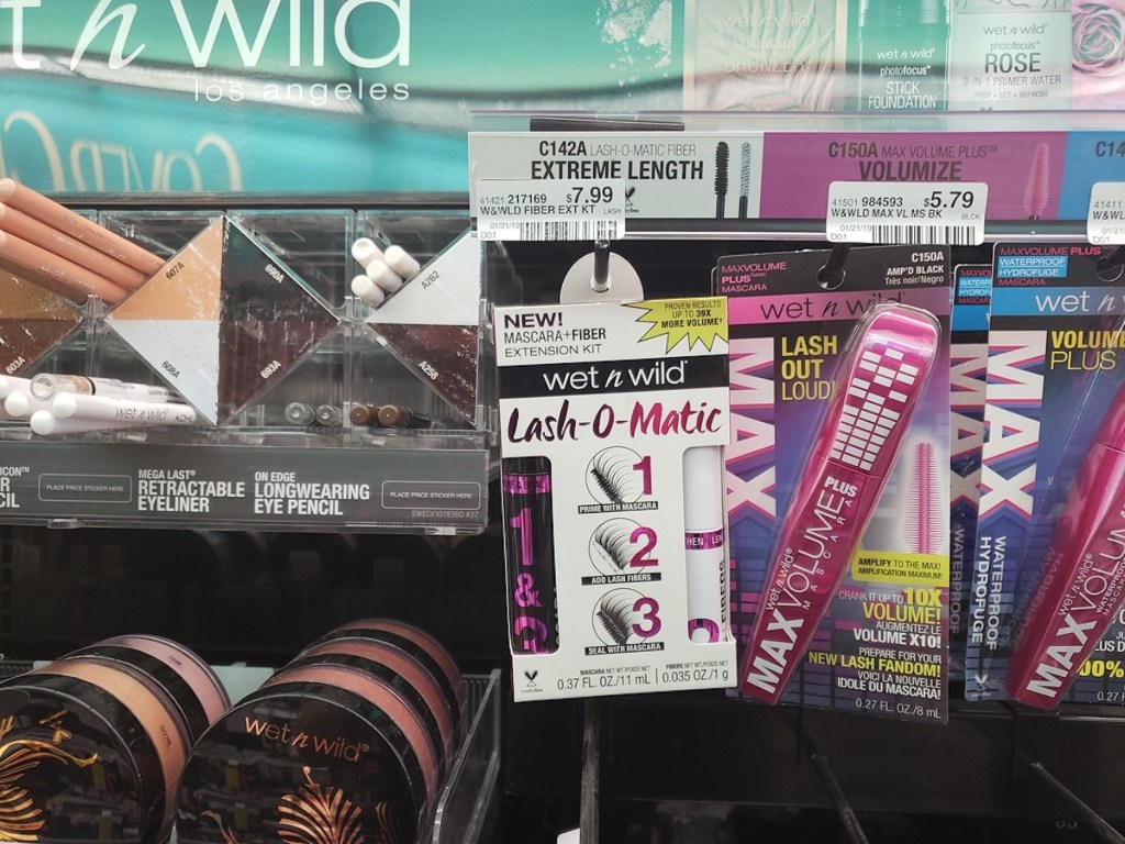 Wet n Wild Lash-o-Matic on shelf at CVS