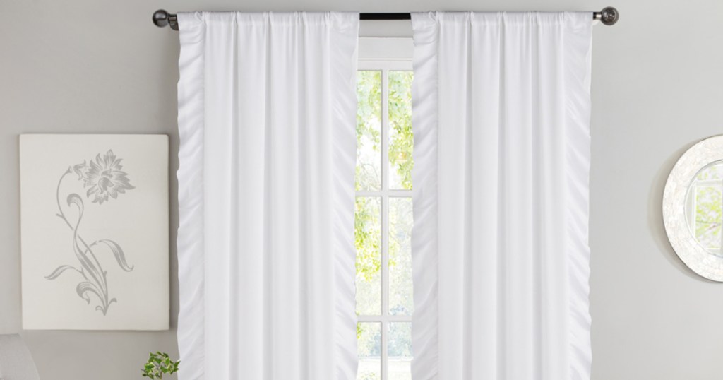 white amber blackout curtain panels zulily