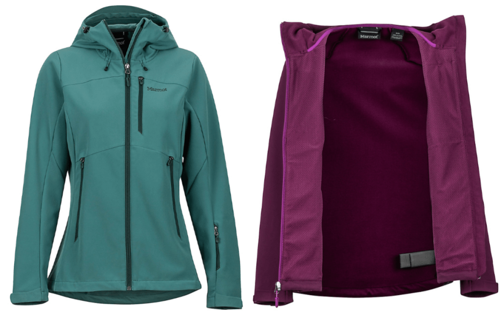 Women's Moblis Jacket Green and Purple