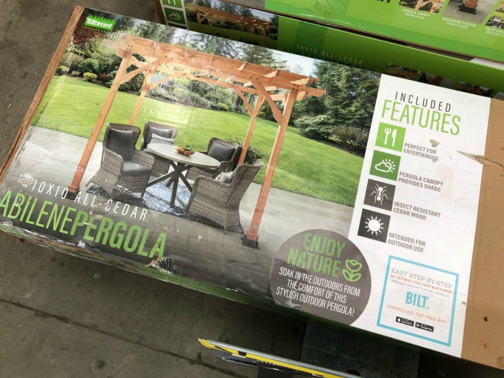 box of abilene pergola 