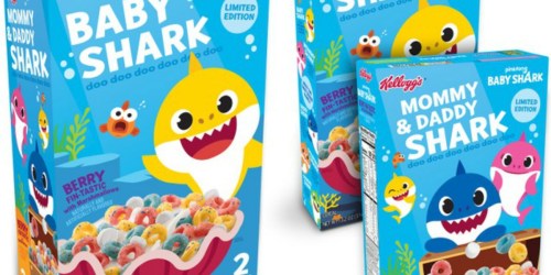 Kellogg’s Baby Shark Cereal is Swimming Into Breakfast Soon