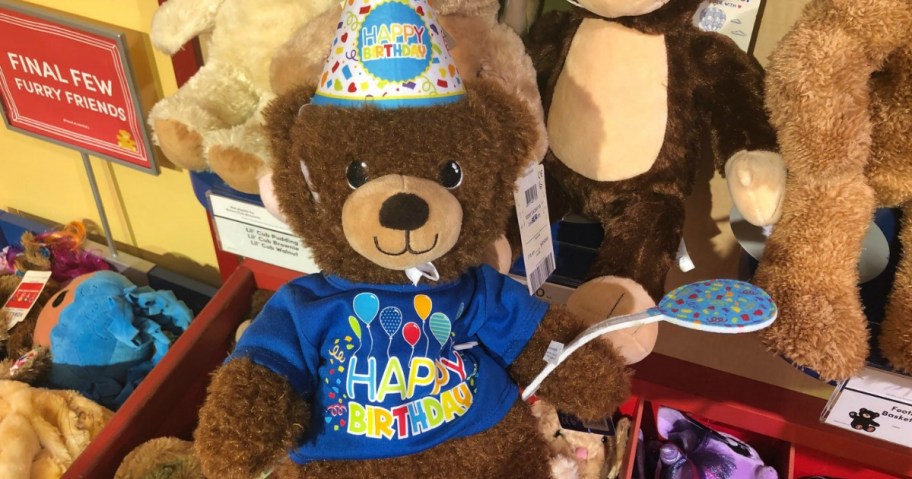 The Build A Bear Birthday Bear