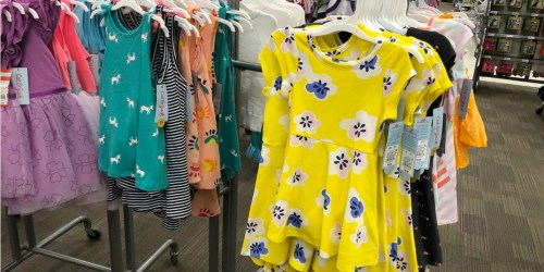 Cat & Jack Girls Knit Dresses Only $6 at Target