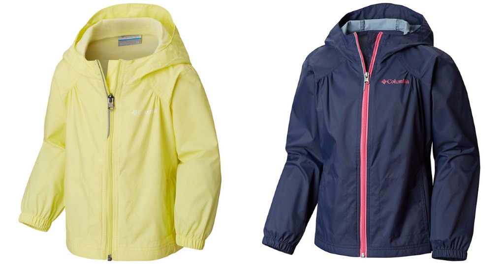 columbia girls switchback rain jacket