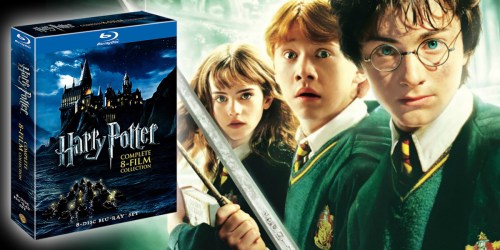 Harry Potter onlineplete 8-Film Blu-Ray Collection Only $27.49 Shipped at Amazon (Regularly $100)