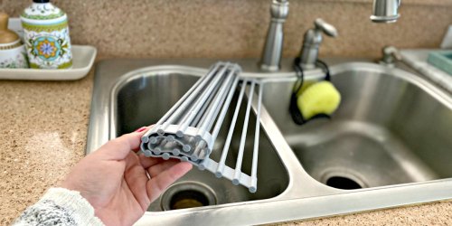 This Roll-Up Kitchen Drying Rack Has So Many Uses