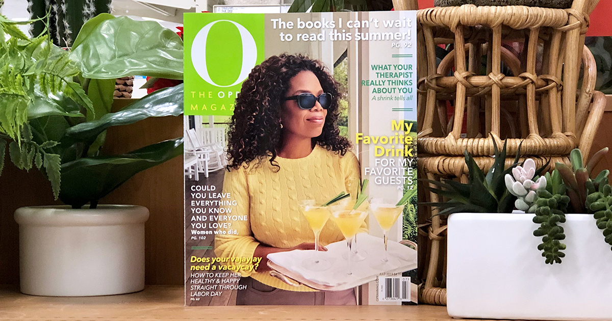 FREE 2-Year Subscription to O, The Oprah Magazine ($119.76 value!)