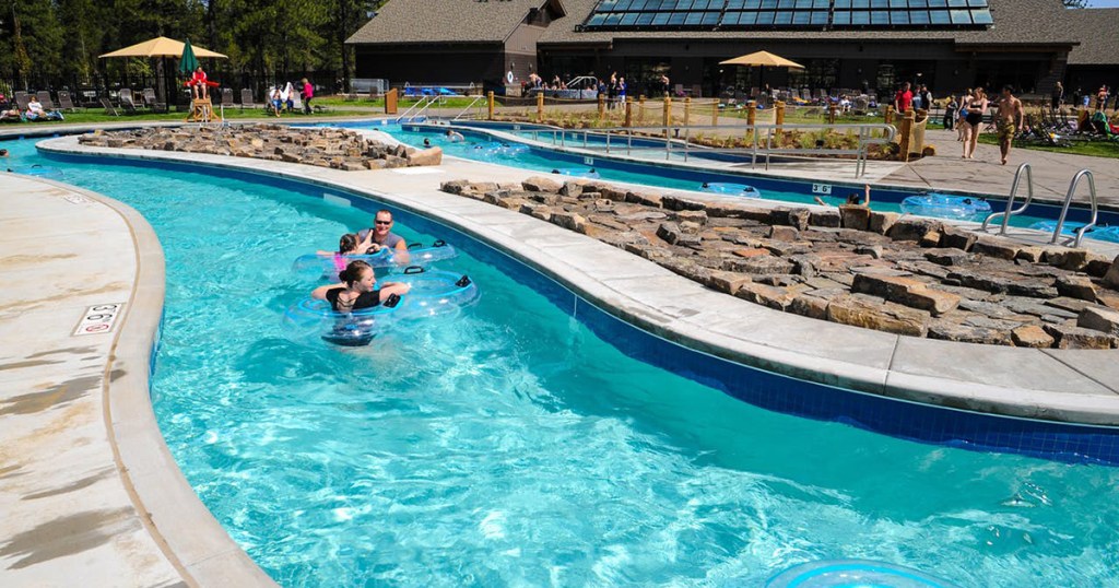 lazy river pool near collin's vacation rental