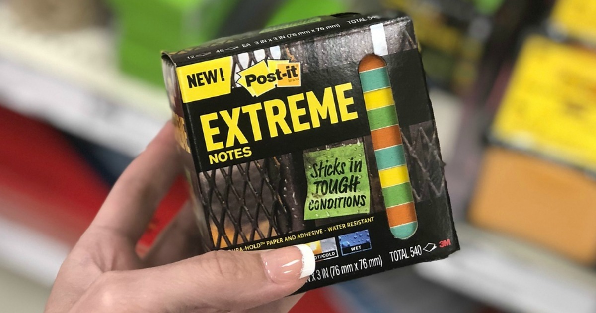 Post-it Extreme Sticky Notes 12-Pack Just $4.99 at Lowe’s (Regularly $20)