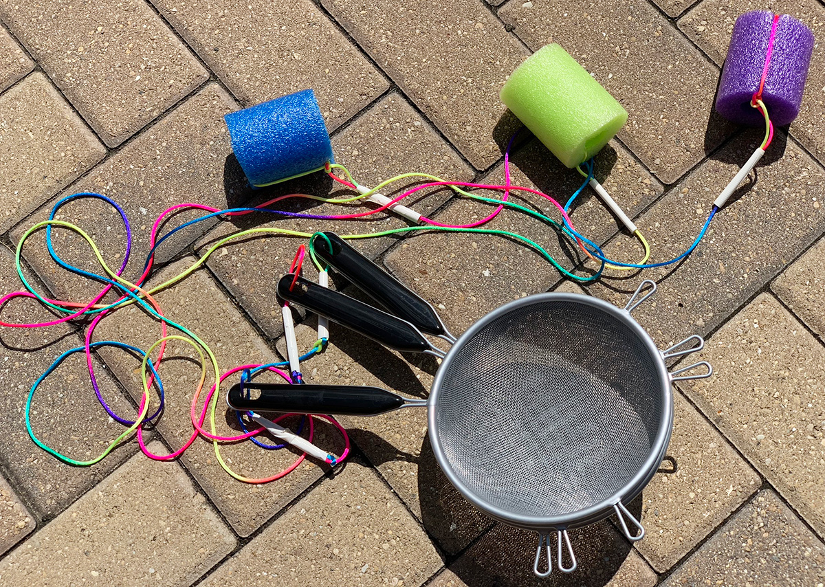 hand colanders for sand sifting