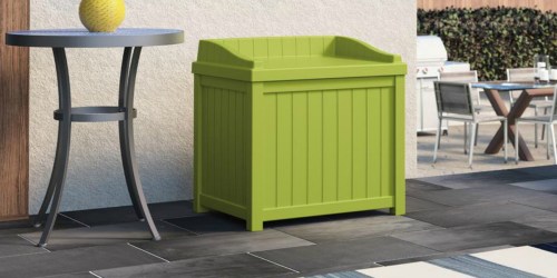 Suncast 22-Gallon Deck Storage Box Just $29.99 at Home Depot