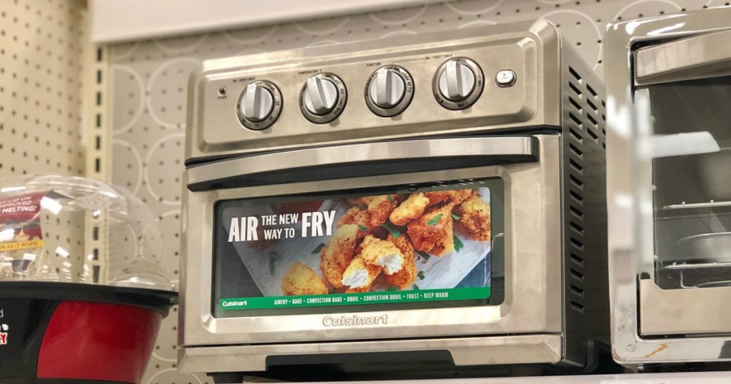 cuisinart air fryer toaster oven on display at target