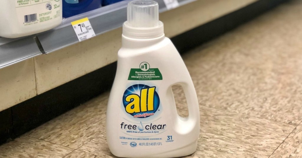 all liquid laundry detergent at walgreens