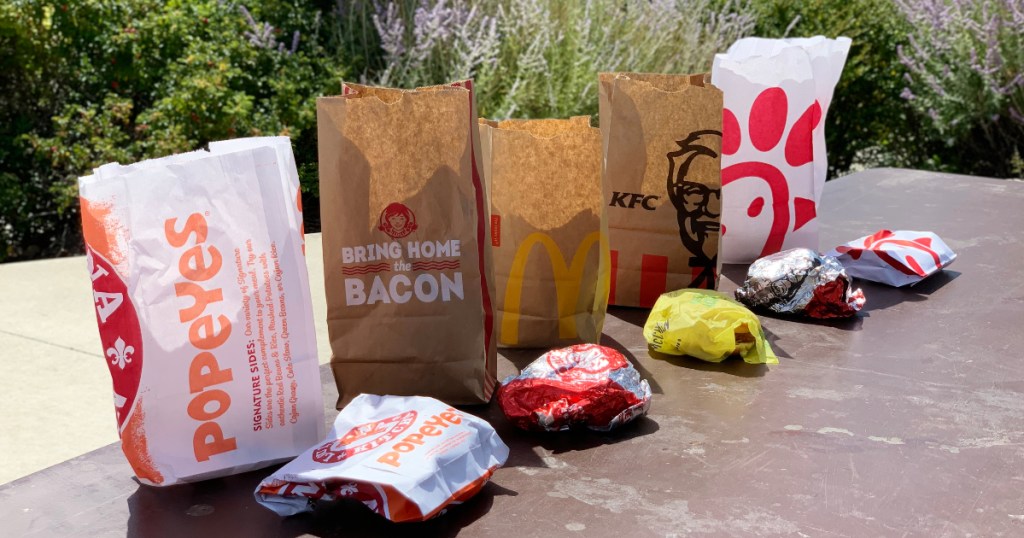 fast food chicken sandwich lineup