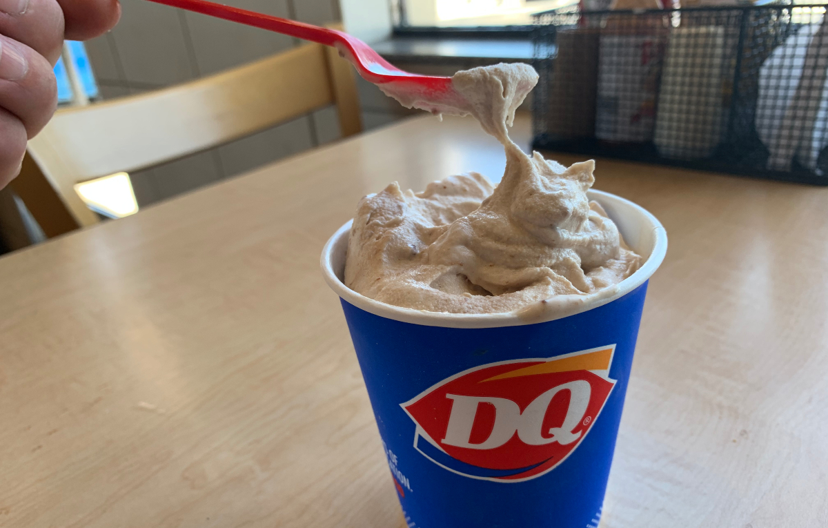 Snickers peanut butter pie Blizzard