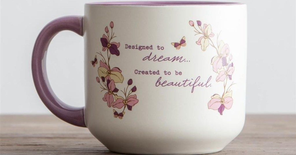 mug with beautiful quote