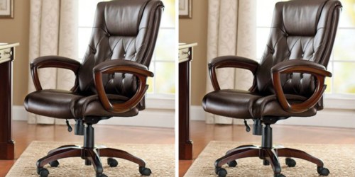 Better Homes & Gardens Leather Office Chair Only $51.69 Shipped at Walmart (Regularly $139)