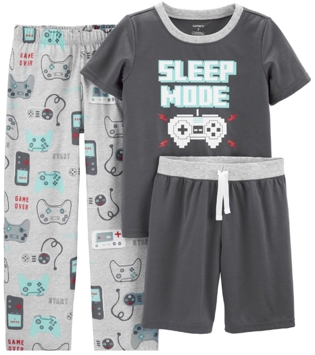 Boys Carter Pajama Sets sleep mode