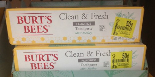 Burt’s Bees Toothpaste Possibly Better than FREE at Walmart (Regularly $5)