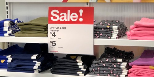 Cat & Jack Girls Leggings as Low as $4 at Target (In-Store & Online)