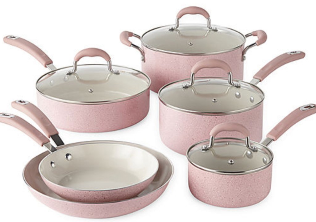 Cooks Farmhouse Speckled Cookware Set 