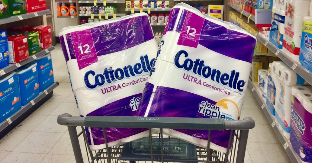 cottonelle in walgreens cart 2 packs