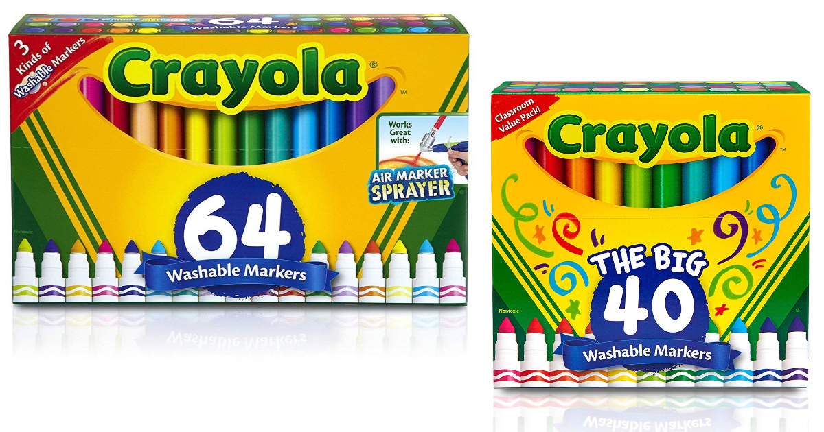 crayola marker packs