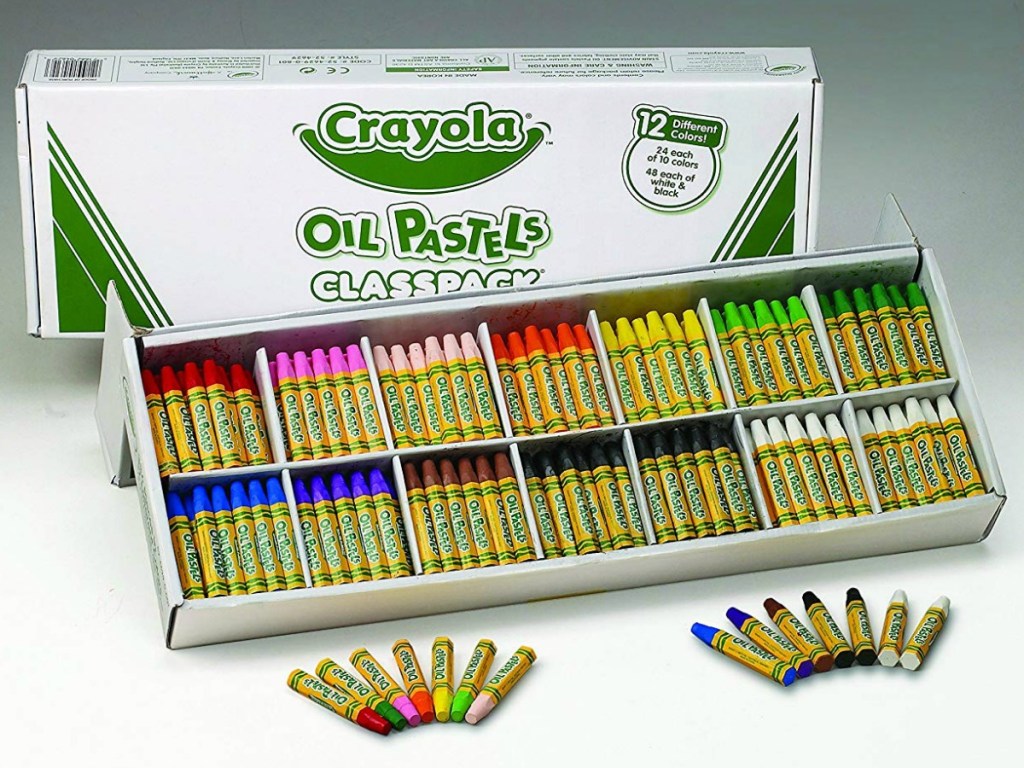 crayola pastel crayons