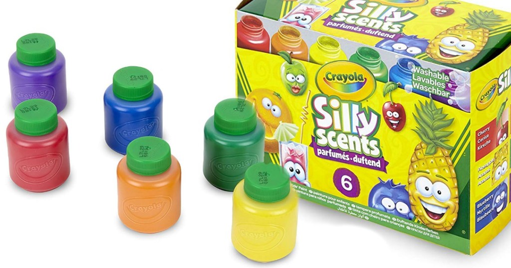 6-pack Crayola Silly Scents Paint in and out of box