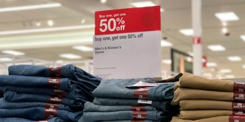 Buy One, Get One 50% Off Men’s & Women’s Jeans at Target