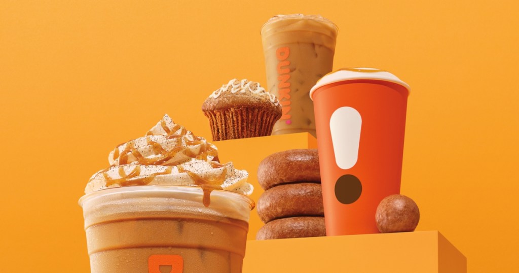 Dunkin pumpkin products for fall 