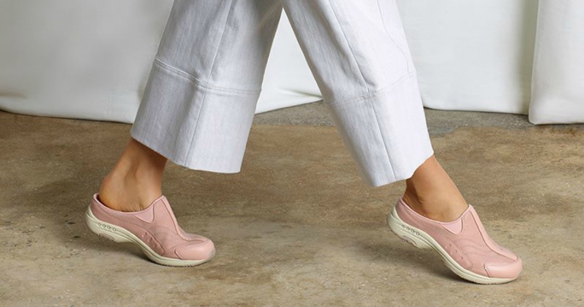 Easy Spirit pink slip-on sneakers