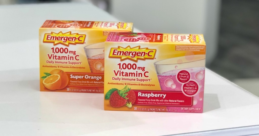 Emergen-C drink mixes at Target