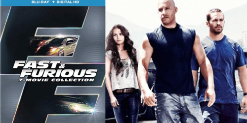 Fast & Furious Blu-ray + Digital HD Box Collection Only $16 | Includes 7 Movies