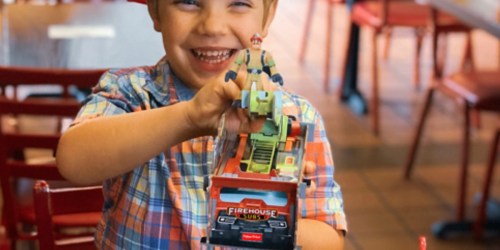 FREE Fisher-Price Rescue Heroes Fire Truck w/ Kids onlinebo Purchase at Firehouse Subs