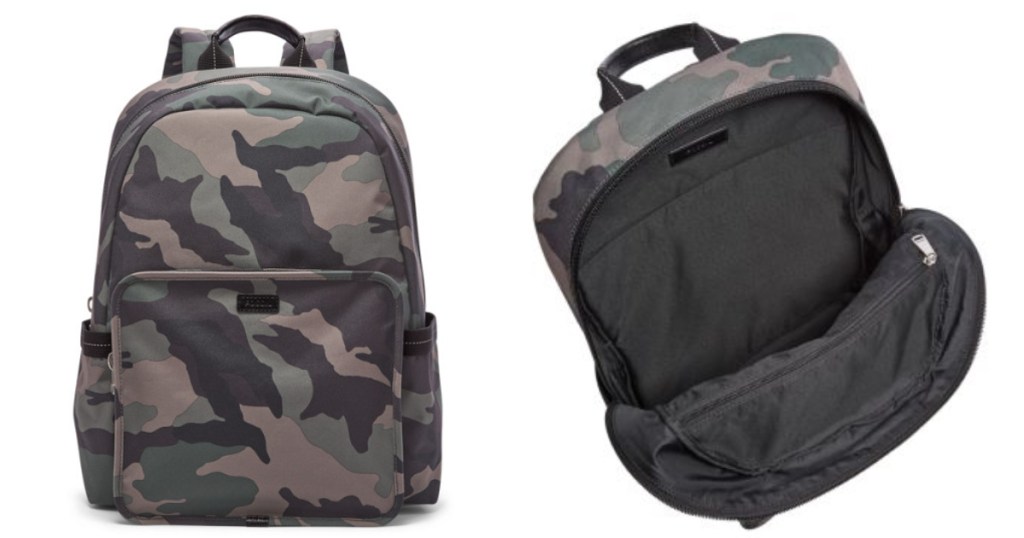 camo fossil backpack