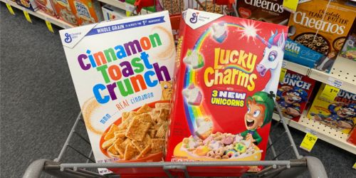 General Mills Cereal Just 99¢ Each After Cash Back at CVS