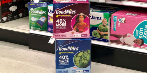 GoodNites Underwear Value Packs Only $17.49 Each After Target Gift Card & Cash Back