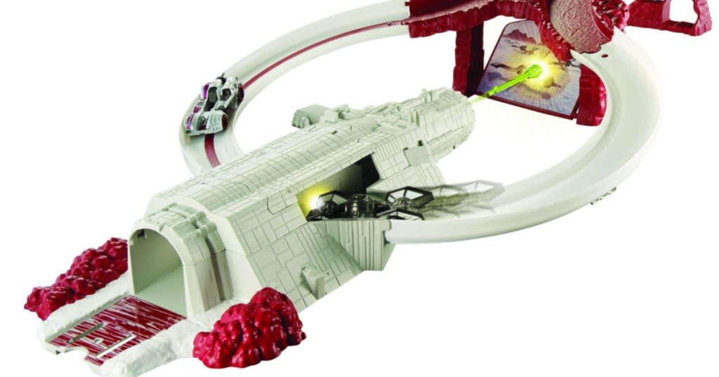 Hot Wheels Star Wars Crait Assault Raceway Track Set