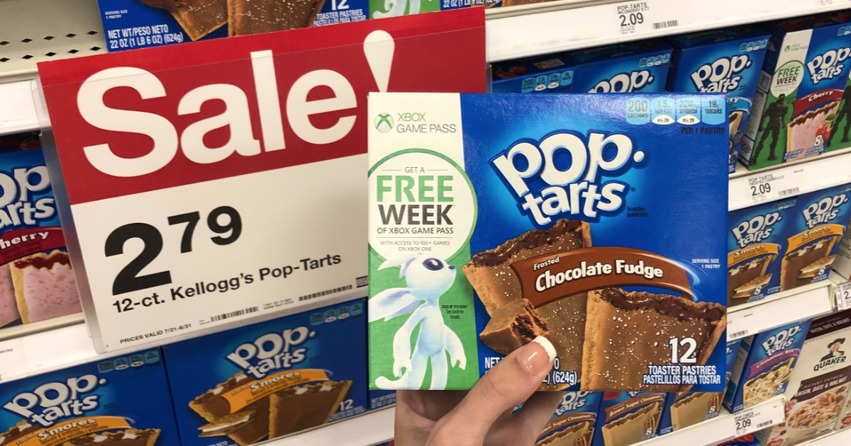 Kellogg's Pop Tarts at Target FREE xbox game pass