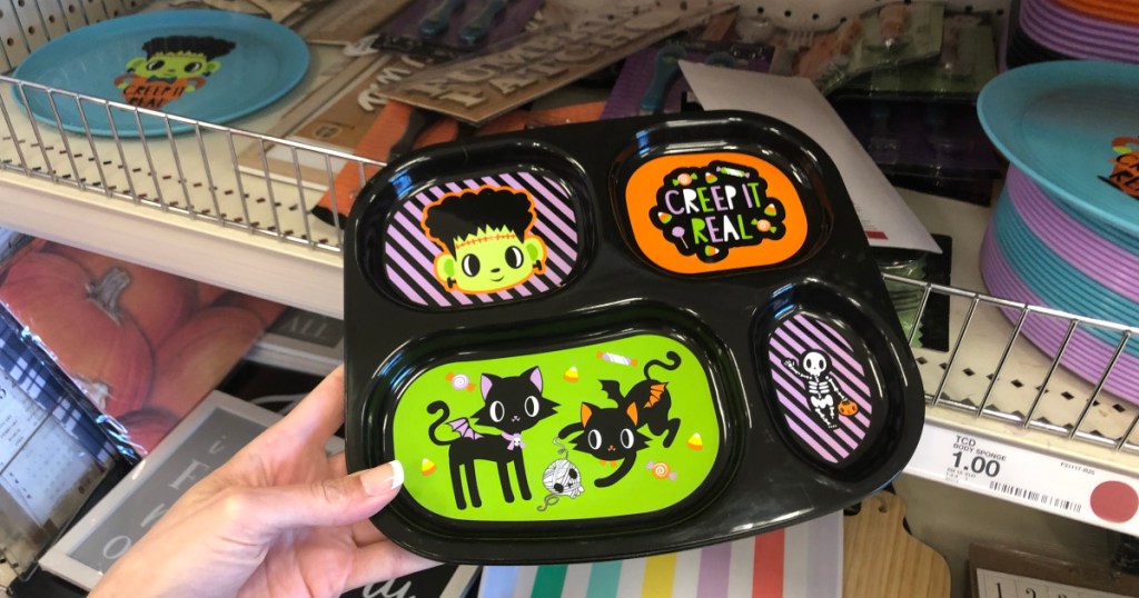 kids halloween plate at target